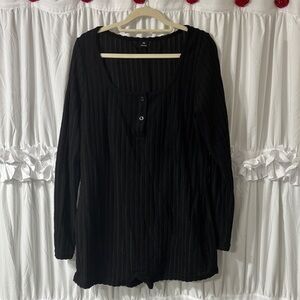 Black Long Sleeve Women's romper